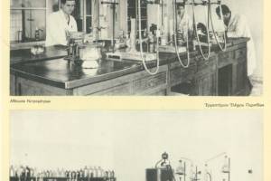 Εικ.5, Χημικά εργαστήρια, 1940. 
Πηγή: ΕΚ.Π.ΚΑΡΥΔΗΣ,  "Εταιρία ΕΛΛΗΝΙΚΟΥ ΠΥΡΙΤΙΔΟΠΟΙΕΙΟΥ 
ΚΑΙ ΚΑΛΥΚΟΠΟΙΕΙΟΥ ΑΕ, 1874 – 1939", ΑΘΗΝΑ 1940