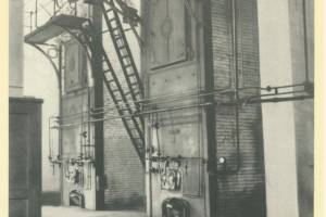 Εικ.6, Λεβητοστάσιο, 1940. 
Πηγή: Κ.Π.ΚΑΡΥΔΗΣ,  "Εταιρία ΕΛΛΗΝΙΚΟΥ ΠΥΡΙΤΙΔΟΠΟΙΕΙΟΥ 
ΚΑΙ ΚΑΛΥΚΟΠΟΙΕΙΟΥ ΑΕ, 1874 – 1939", ΑΘΗΝΑ 1940