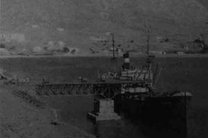σκάλα φόρτωσης Κουταλά. Πηγή: Ν.Μπελαβίλας, Λ.Παπαστεφανάκη, Ορυχεία στο Αιγαίο, εκδ. ΜΕΛΙΣΣΑ, Αθήνα 2009, σελ. 92-109