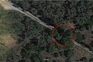 λιθόκτιστη ενέρια πεζογέφυρα από το google maps, Πηγή : Ν.Τρίμμης-Γ.Ταμίας, "Μελέτη επαναλειτουργίας τραίνου Βόλου-Μηλεών", ΝΟΜΑΡΧΙΑΚΟ ΤΑΜΕΙΟ ΜΑΓΝΗΣΙΑΣ, σελ. 48