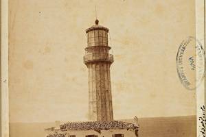 Φωτογραφία του φάρου, πριν το 1912. (Αρχείο Πανεπιστημίου Κωνσταντινούπολης,
πηγή: The Ottoman-era Heritage of Greece )