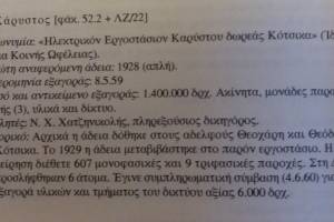 ΣΑΜΙΟΥ ΔΗΜΗΤΡΑ, Η ΕΞΑΓΟΡΑ ΤΩΝ ΗΛΕΚΤΡΙΚΩΝ ΕΠΙΧΕΙΡΗΣΕΩΝ ΑΠΟ ΤΗ ΔΕΗ ΑΡΧΕΙΑΚΗ ΤΕΚΜΗΡΙΩΣΗ, Αρχειακή   τεκμηρίωση, Αθήνα 1998.