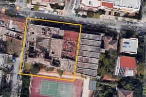 Εικ.2, Αεροφωτογραφία Παγοποιείου Κ. Σφακιανάκη, 2004