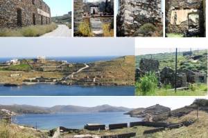 Η κεντρική αποβάθρα (προβλήτα) που χρησίμευε στην φορτοεκφόρτωση
πλοίων, η μεγάλη τετράγωνη καρβουναποθήκη, τα σπίτια των εργαζόμενων, ο
σηματοφορικός σταθμός που έλεγχε την άφιξη των πλοίων, γραφεία διοίκησης.
Το συγκρότημα στο σύνολο του μπορεί να χαρακτηριστεί ως συγκροτημένος
οικισμός, αφού στο χώρο λειτουργούσε εστιατόριο και καφενείο και υπήρχε και το
εκκλησάκι της Αγίας Ειρήνης, στα οποία με κεντρικό σημείο την μεγάλη
καρβουναποθήκη εξελισσόταν η κοινωνική ζωή.Πηγή: Λήδα Γαλιγάλη, Πολιτιστικές διαδρομές στα βιομηχανικά κατάλοιπα της Κόκκας της νήσου Κέας, Σχολή Αρχιτεκτόνων Μηχανικών Ε.Μ.Π. Ακαδημαϊκό έτος 2011-12