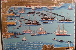 Η Μαγνησία Στο Πέρασμα Του Χρόνου (facebook), Το λιμάνι του Βόλου - Νικόλαος Χριστόπουλος (λεπτομέρεια στην πάνω δεξιά γωνία)