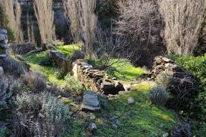 Η δεξαμενή που υδροδοτούσε το μύλο (Αρχείο Π. Αναματερού 31/12/2021)