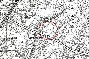 Χωροθέτηση βυρσοδεψείου με την επωνυμία ΝΙΚΗ Α.Ε. Πηγή: Οδηγός τέως Διοικήσεως Πρωτευούσης Αθήνα-Πειραιάς-Προάστεια, 1964-65