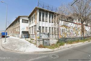 Οι εγκαταστάσεις της ΕΒΜΕ στην οδό Πειραιώς 260. Πηγή : Google Street View.