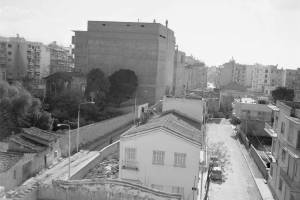 Πϊσω όψη εργοστασίου Ζυθοποιίας Φιξ (πρώην Κλωναρίδη), δεκ. 1960.
 Πηγή: Αρχείο ΕΛΙΑ
