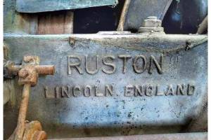 Εγγλέζικη ντιζελοκίνητη μηχανή RUSTON, Φωτογραφικό Αρχείο κου Αθανάσιου Νούσια 09-2020