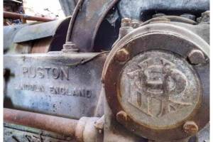 Εγγλέζικη ντιζελοκίνητη μηχανή RUSTON, Φωτογραφικό Αρχείο κου Αθανάσιου Νούσια 09-2020