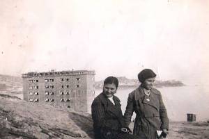εργασίες ανοικοδόμησης 1936. Πηγή: Παλιές Φωτογραφίες της Καβάλας-Kavala's Old Photos