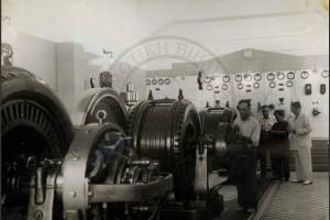 Υδροηλεκτρικό εργοστάσιο στην Αγιά Χανίων. 10-8-1955, Αρχείο: Φωτογραφία Λεωνίδας Μανωλικάκης, Πηγή: Δημοτική Βιβλιοθήκη, Αλλιευμένο από την ομαδα στο fb: Χανιά Παλιές Φωτογραφίες - Hania Old Photos, από τον κο Maik Garofalov