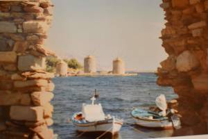 
Βόρειοι Μύλοι άποψη απο τους Νότιους , 

φωτογραφικό αρχείο Στέλιου Παντελή, 1997
