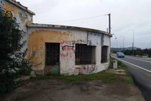 Το φυλάκιο στην είσοδο της Ρεας, φωτογραφικό αρχείο Ηρ.Φασουράκη 18-12-2021