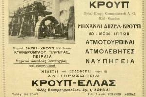 Εικ.7, Εξοπλισμός Κυλινδρόμυλου ΕΥΡΩΤΑ,1930
Πηγή: περ. ΕΡΓΑ 1930,αρχείο ΤΕΕ