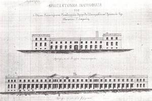 Όψεις Μεταξουργείου Α. Δουρούτη ,1868. Αρχείο Χρ. Ζιούλα. Πηγή: Το Μεταξουργείο της Αθήνας, επιμ. Χρ. Αγριαντώνη/Χρ. Μ. Χατζηιωάννου, Αθήνα 1995,  57