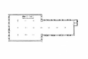 κάτοψη τυπικού ορόφου κτιρίου οδού Κ. Κρυστάλλη 8, πηγή εικόνας:  «ΟΙ ΚΑΠΝΑΠΟΘΗΚΕΣ ΤΗΣ ΘΕΣΣΑΛΟΝΊΚΗΣ», Σοφία Γκουβούση, Σπυρίδων Ταβλίκος, University Studio Press, 2018 