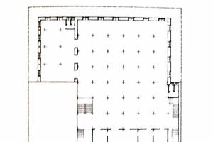 κάτοψη ισογείου κτίιρίου οδού Κ. Κρυστάλλη 4-6, πηγή εικόνας:  «ΟΙ ΚΑΠΝΑΠΟΘΗΚΕΣ ΤΗΣ ΘΕΣΣΑΛΟΝΊΚΗΣ», Σοφία Γκουβούση, Σπυρίδων Ταβλίκος, University Studio Press, 2018 